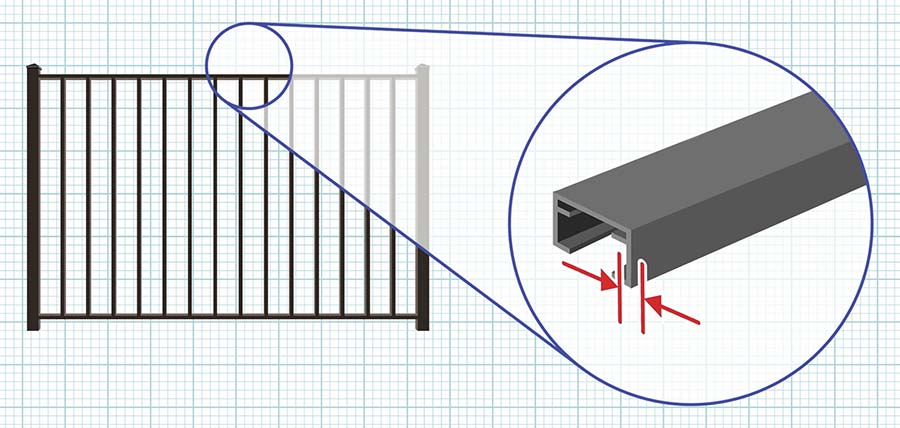 Northwest Chicago Aluminum fence rails and panels installation company