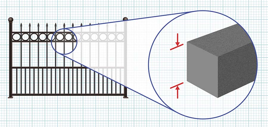 Northwest Chicago Ornamental Steel fence rails and panels installation company