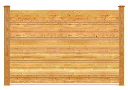 Wood Horizontal Fence Contractor in Northwest Chicago