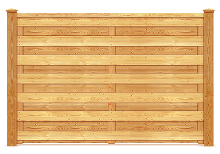 Horizontal Shadowbox Wood Fence Contractor in Northwest Chicago