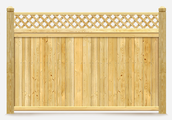 Wood Decorative Fencing in Barrington Illinois